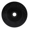 E-Line Drilled & Slotted Black Brake Rotor, 1980-1985 Ford/Lincoln/Mercury/Mazda, Position: Front Right - image 4