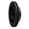 E-Line Drilled & Slotted Black Brake Rotor, 1980-1994 Ford/Lincoln/Mercury/Mazda, Position: Front Right - image 3