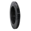 E-Line Drilled & Slotted Black Brake Rotor, 1997-2004 Ford/Lincoln/Mercury/Mazda, Position: Front Right - image 3