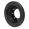 E-Line Drilled & Slotted Black Brake Rotor, 1999-2005 Ford/Lincoln/Mercury/Mazda, Position: Rear Left - image 3