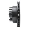 E-Line Drilled & Slotted Black Brake Rotor, 1999-2002 Ford/Lincoln/Mercury/Mazda, Position: Front Right - image 3