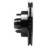 E-Line Drilled & Slotted Black Brake Rotor, 1998-2002 Ford/Lincoln/Mercury/Mazda, Position: Front Left - image 1