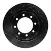 E-Line Drilled & Slotted Black Brake Rotor, 1999-2007 Ford/Lincoln/Mercury/Mazda, Position: Rear Right - image 2