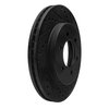 E-Line Drilled & Slotted Black Brake Rotor, 1999-2007 Ford/Lincoln/Mercury/Mazda, Position: Rear Right - image 2