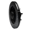 E-Line Drilled & Slotted Black Brake Rotor, 2000-2004 Ford/Lincoln/Mercury/Mazda, Position: Front Right - image 3