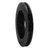 E-Line Drilled & Slotted Black Brake Rotor, 1997-2002 Ford/Lincoln/Mercury/Mazda, Position: Front Right - image 2