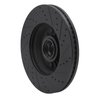 E-Line Drilled & Slotted Black Brake Rotor, 2004-2006 Ford/Lincoln/Mercury/Mazda, Position: Front Left - image 3