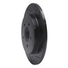 E-Line Drilled & Slotted Black Brake Rotor, 2005-2008 Ford/Lincoln/Mercury/Mazda, Position: Rear Right - image 3