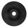 E-Line Drilled & Slotted Black Brake Rotor, Fits Select Ford/Lincoln/Mercury/Mazda, Position: Front Left - image 2