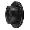 E-Line Drilled & Slotted Black Brake Rotor, Fits Select Ford/Lincoln/Mercury/Mazda, Position: Rear Right - image 1