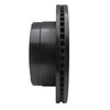 E-Line Drilled & Slotted Black Brake Rotor, Fits Select Ford/Lincoln/Mercury/Mazda, Position: Rear Right - image 2