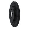 E-Line Drilled & Slotted Black Brake Rotor, 2018-2021 Ford/Lincoln/Mercury/Mazda, Position: Rear Right - image 4