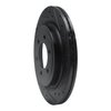 E-Line Drilled & Slotted Black Brake Rotor, Fits Select Ford/Lincoln/Mercury/Mazda, Position: Rear Right - image 4