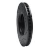 E-Line Drilled & Slotted Black Brake Rotor, Fits Select Ford/Lincoln/Mercury/Mazda, Position: Front Left - image 4