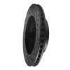 E-Line Drilled & Slotted Black Brake Rotor, 1975-1979 Ford/Lincoln/Mercury/Mazda, Position: Rear Right - image 3