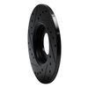 E-Line Drilled & Slotted Black Brake Rotor, 1963-1986 Fits Multiple Makes/Models, Position: Front Right - image 4