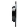 E-Line Drilled & Slotted Black Brake Rotor, 1986-1996 Acura/Honda, Position: Rear Left - image 3