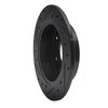 E-Line Drilled & Slotted Black Brake Rotor, 1992-1997 Acura/Honda, Position: Rear Right - image 2