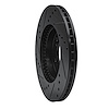 E-Line Drilled & Slotted Black Brake Rotor, 1991-2001 Fits Multiple Makes/Models, Position: Front Right - image 1