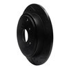 E-Line Drilled & Slotted Black Brake Rotor, 2001-2008 Acura/Honda, Position: Rear Right - image 3