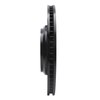 E-Line Drilled & Slotted Black Brake Rotor, Fits Select Acura/Honda, Position: Front Right - image 2
