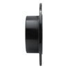 E-Line Drilled & Slotted Black Brake Rotor, 1961-1991 Mercedes-Benz, Position: Rear Left - image 4