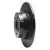 E-Line Drilled & Slotted Black Brake Rotor, 2003-2016 Mercedes-Benz, Position: Rear Right - image 2