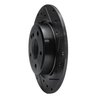 E-Line Drilled & Slotted Black Brake Rotor, 2014-2020 Fits Multiple Makes/Models, Position: Rear Right - image 3