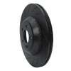 E-Line Drilled & Slotted Black Brake Rotor, 2014-2021 Mercedes-Benz, Position: Rear Left - image 2