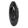 E-Line Drilled & Slotted Black Brake Rotor, 2000-2005 Mercedes-Benz, Position: Rear Right - image 1