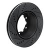 E-Line Drilled & Slotted Black Brake Rotor, Fits Select Fits Multiple Makes/Models, Position: Rear Right - image 4