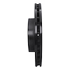 E-Line Drilled & Slotted Black Brake Rotor, Fits Select Mercedes-Benz, Position: Front Left - image 1