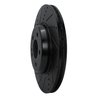 E-Line Drilled & Slotted Black Brake Rotor, Fits Select Mercedes-Benz, Position: Rear Left - image 3