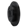 E-Line Drilled & Slotted Black Brake Rotor, Fits Select Fits Multiple Makes/Models, Position: Rear Left - image 3