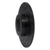E-Line Drilled & Slotted Black Brake Rotor, 1962-1980 MG, Position: Front Left - image 2