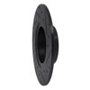 E-Line Drilled & Slotted Black Brake Rotor, 1962-1980 MG, Position: Front Left - image 3