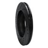 E-Line Drilled & Slotted Black Brake Rotor, 1987-1993 GM, Position: Front Right - image 2