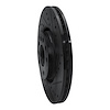 E-Line Drilled & Slotted Black Brake Rotor, 1999-2010 GM, Position: Front Right - image 1