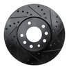 E-Line Drilled & Slotted Black Brake Rotor, 2003-2011 GM, Position: Front Right - image 2