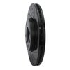 E-Line Drilled & Slotted Black Brake Rotor, 2003-2011 GM, Position: Front Right - image 4