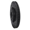 E-Line Drilled & Slotted Black Brake Rotor, 2003-2011 GM, Position: Front Right - image 4