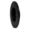 E-Line Drilled & Slotted Black Brake Rotor, 2003-2011 GM, Position: Rear Left - image 4