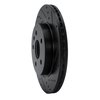 E-Line Drilled & Slotted Black Brake Rotor, Fits Select GM, Position: Rear Right - image 3