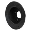 E-Line Drilled & Slotted Black Brake Rotor, 1979-1981 Infiniti/Nissan, Position: Rear Left - image 2