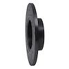E-Line Drilled & Slotted Black Brake Rotor, 1980-1983 Infiniti/Nissan, Position: Front Right - image 1
