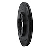 E-Line Drilled & Slotted Black Brake Rotor, 1984-1989 Infiniti/Nissan, Position: Front Right - image 1