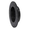 E-Line Drilled & Slotted Black Brake Rotor, 1989-1998 Infiniti/Nissan, Position: Rear Right - image 3