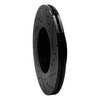 E-Line Drilled & Slotted Black Brake Rotor, 1989-1999 Infiniti/Nissan, Position: Front Left - image 4