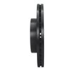 E-Line Drilled & Slotted Black Brake Rotor, 1989-1990 Infiniti/Nissan, Position: Front Right - image 3