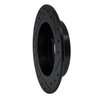 E-Line Drilled & Slotted Black Brake Rotor, 1991-2006 Infiniti/Nissan, Position: Rear Left - image 2